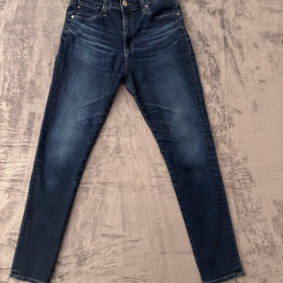 AG Adriano Goldschmied Jeans Women’s Size 26 High-Rise Stevie Ankle Straight - Picture 1 of 11